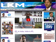 Tablet Screenshot of lalitmodi.com